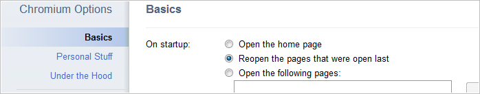 Chromium will be getting redesigned options pages