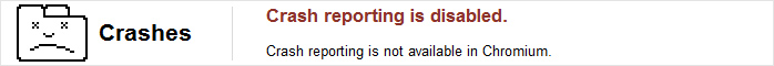 Your crash report history (including report IDs) are now easily visible.