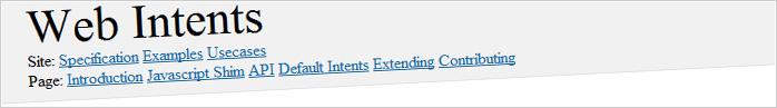 The Web Intents feature is being added to Chromium